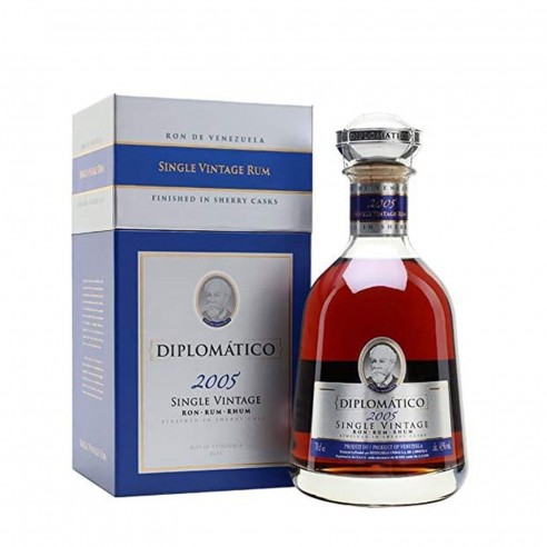 RON SINGLE VINTAGE VENEZUELA 70cl AST 2005 - DIPLOMATICO