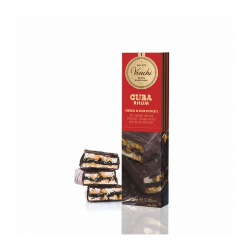 STECCA TORRONE AL RHUM RICOPERTO 200gr - VENCHI