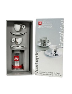 MICHELANGELO PISTOLETTO (2 tazzine)  - ILLY 2