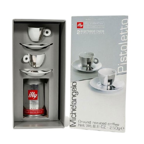 MICHELANGELO PISTOLETTO (2 tazzine)  - ILLY