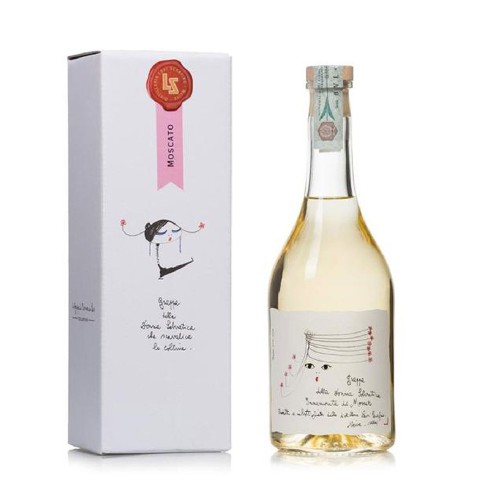 GRAPPA MOSCATO "SELVATICA INNAMORATA" AST.70cl  - LEVI ROMANO