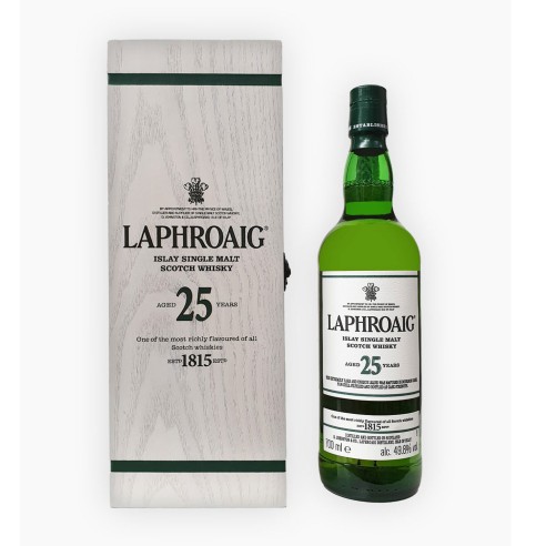 SINGLE ISLAY MALT 25y 49,8° 70cl AST LEGNO - LAPHROAIG