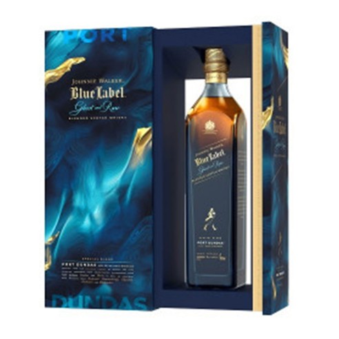 BLUE LABEL GHOST AND RARE PORT D. 70cl AST  -  JOHNNIE WALKER