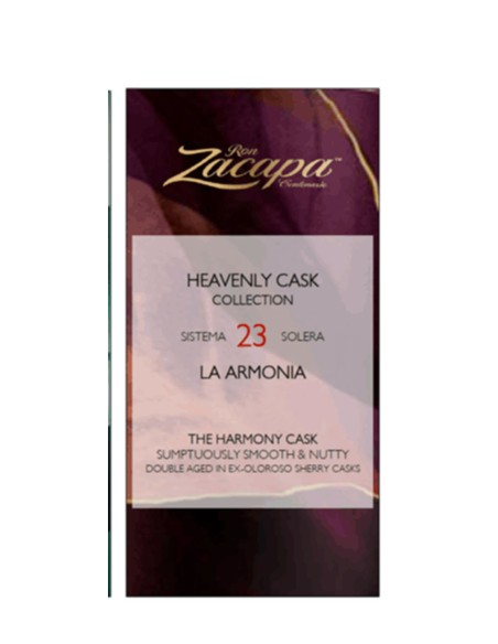 RON ZACAPA HEAVENLY CASK COLL. LA ARMONIA 23y GUAT. 70cl AST - LICORERA ZACAPANECA