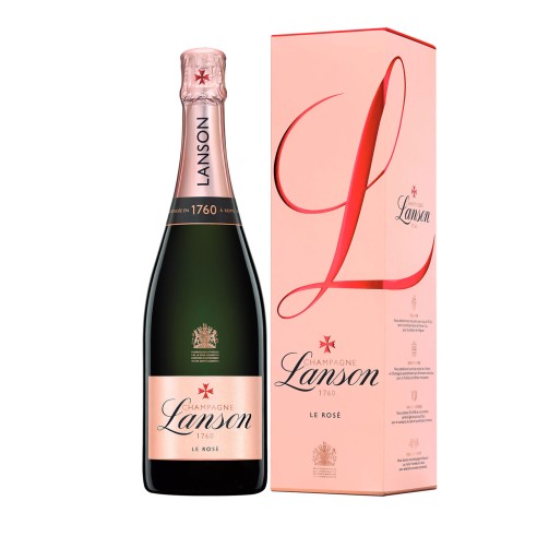 BRUT ROSE' LABEL 75cl AST  - LANSON