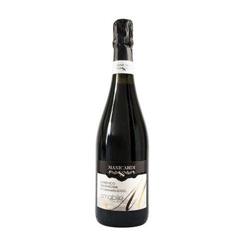 LAMBRUSCO GRASPAROSSA FRIZZANTE AMABILE 75cl  - MANICARDI