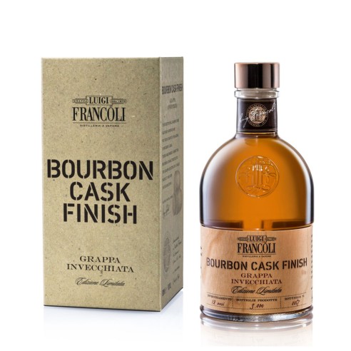 GRAPPA DI BOURBON CASK FINISH 50cl AST  - FRANCOLI LUIGI