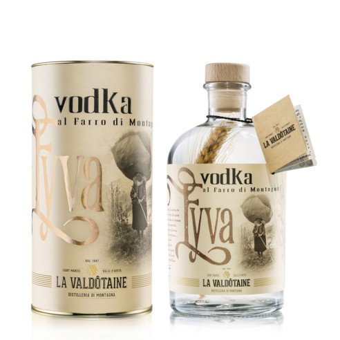 VODKA EYVA al farro di montagna 1lt AST - LA VALDOTAINE