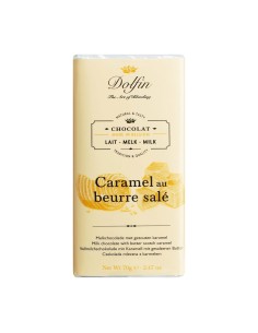 TAVOLETTA CARAMELLO E BURRO SALATO 70gr  - DOLFIN