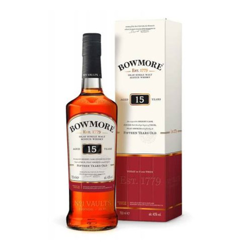 ISLAY SINGLE MALT 15y 70cl AST  - BOWMORE