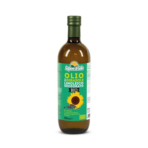 OLIO DI SEMI DI GIRASOLE DEO/LINOL BIO 750cl  - SAPORE DI SOLE