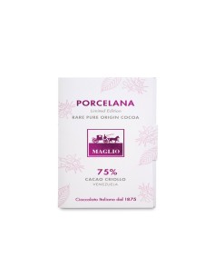 TAVOLETTA PORCELANA 75% CACAO CRIOLLO astuccio 80gr  -...
