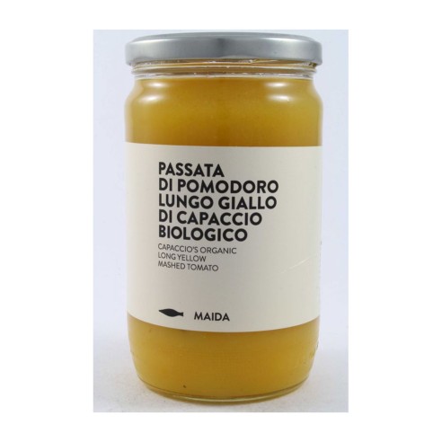 PASSATA POMODORO PELATO GIALLO LUNGO BIO 680gr  - MASSERIA MAIDA