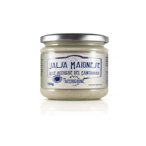 SALSA MAIONESE ALLE ACCIUGHE DEL MAR CANTABRICO 150gr - LE ACCIUGHINE