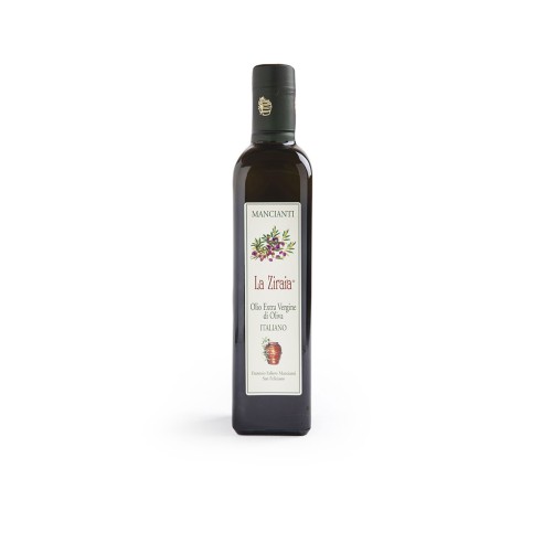 EX.VERG.OLIVA LA ZIRAIA UMBRIA tappo antirabocco 50cl - MANCIANTI