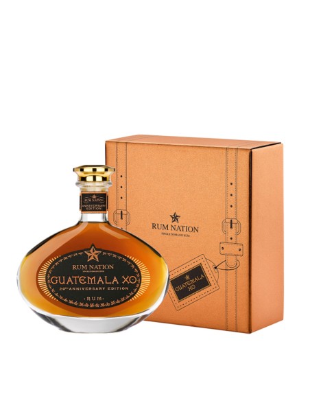 RUM XO GUATEMALA DECANTER 20y 70cl AST  - RUM NATION