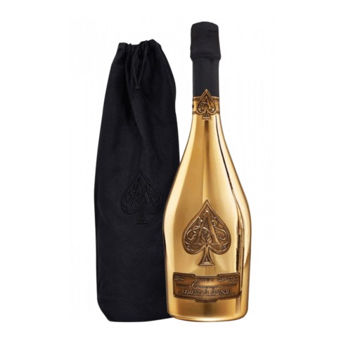 BRUT GOLD 75cl VELVET BAG - ARMAND DE BRIGNAC