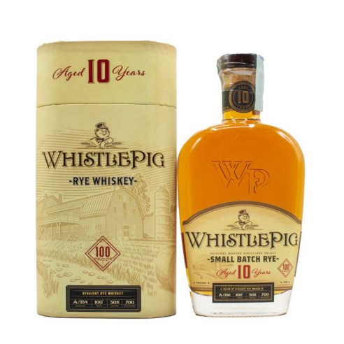 STRAIGHT RYE WHISKEY 10y 50° 70cl - WHISTLEPIG