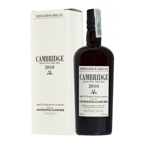 RUM PURE 12y AGED CAMBRIDGE SMALL BATCHED JAMAICA 70cl AST 2010 - LONG POND DISTILLERY