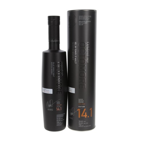 SINGLE SCOTTISH BARLEY OCTOMORE 14.1 70cl AST  - BRUICHLADDICH