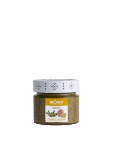 CREMA DI OLIVE VERDI E AGRUMI 130gr  - DE CARLO