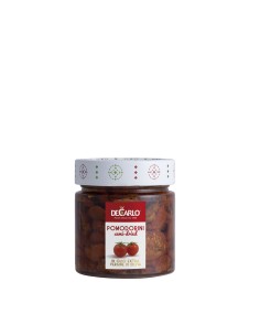 POMODORI CILIEGINI SEMI-DRIED IN OLIO E.V.O 200gr - DE CARLO