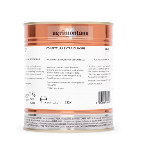 CONFETTURA EXTRA MORE latta 1kg  - AGRIMONTANA