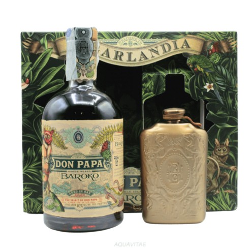 RON AGED BAROKO FILIPPINE 70cl AST + fiaschetta - DON PAPA