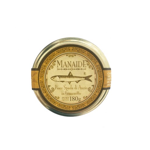 PESCE SPADA IN GUAZZETTO vaso 180gr - MANAIDE