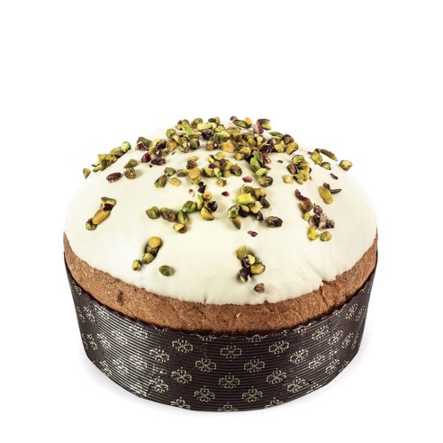 PANETTONE LA SANTA ricoperto cioc. Bianco e...