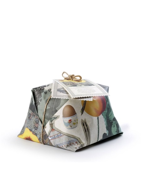 PANETTONE I PUPI pistacchio pesca e cioccolato fondente 750gr - VINCENTE DELICACIES