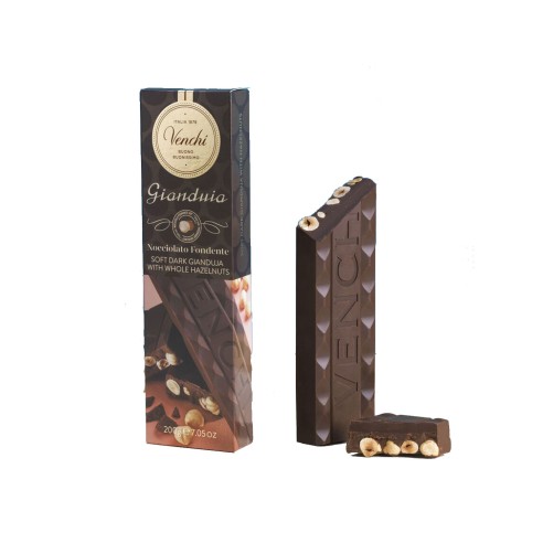 STECCA GIANDUJA NOCCIOLATO FONDENTE 200gr - VENCHI