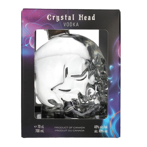 VODKA 70cl AST - CRISTAL HEAD