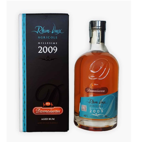 RHUM AGRICOLE MILLESIME' MARTINICA 70cl AST - 2009 - DAMOISEAU