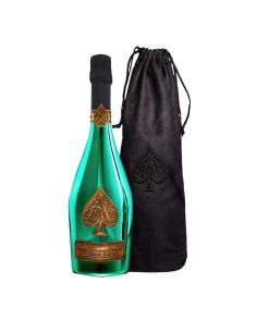 BRUT GREEN 75cl VELVET BAG - ARMAND DE BRIGNAC