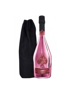 BRUT ROSE' 75cl VELVET BAG - ARMAND DE BRIGNAC