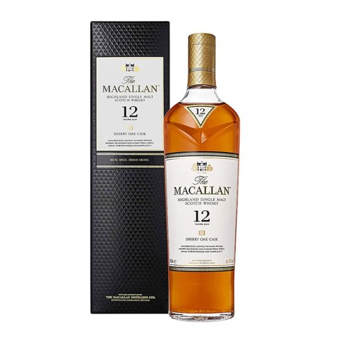 HIGHLAND SINGLE MALT 12y sherry oak 70cl AST  - MACALLAN