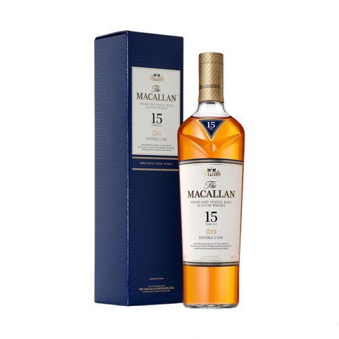 HIGHLAND SINGLE MALT 15y double cask 70cl AST  - MACALLAN