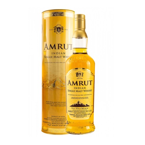 INDIAN SINGLE MALT WHISKY 70cl AST  - AMRUT