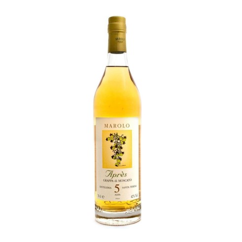 GRAPPA APRES MOSCATO INV.5 ANNI 70cl AST  - MAROLO