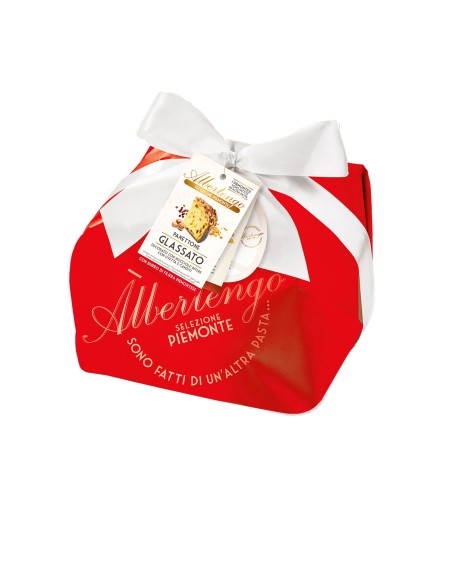 PANETTONE TRADIZIONALE GLASSATO BASSO sel. Piemonte 1kg - ALBERTENGO