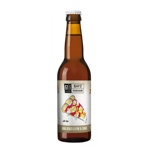 BIRRA MAYO PESARO SAISON SENZA GLUTINE 75cl - BIRRIFICIO 61CENTO