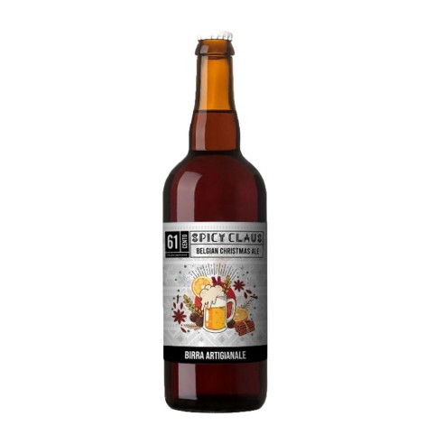 BIRRA SPICY CLAUS BELGIAN CHRISTMAS ALE 75cl - BIRRIFICIO 61CENTO