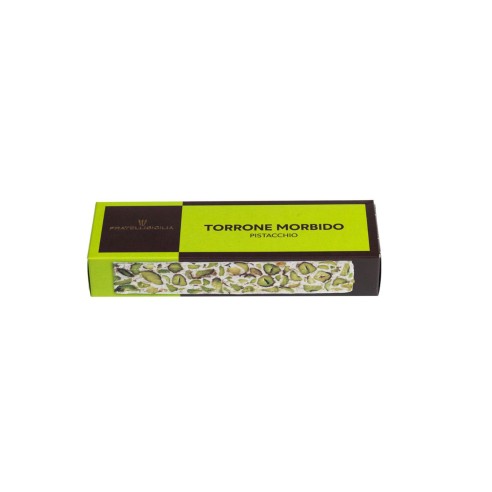 TORRONE MORBIDO PISTACCHIO stecca 130gr -...