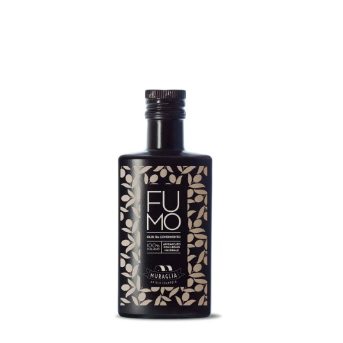 CONDIMENTO OLIO E.V.O. FUMO affumicato bottiglia essenza 25cl - ANTICO FRANTOIO MURAGLIA