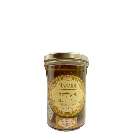 ALACCE DI ANZIO ALLA PESCATORA 280gr - MANAIDE