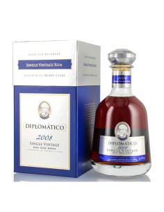 RON SINGLE VINTAGE VENEZUELA 70cl AST 2008 - DIPLOMATICO