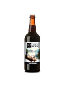 BIRRA KUMA SMOKED DARK LAGER 75cl - BIRRIFICIO 61CENTO