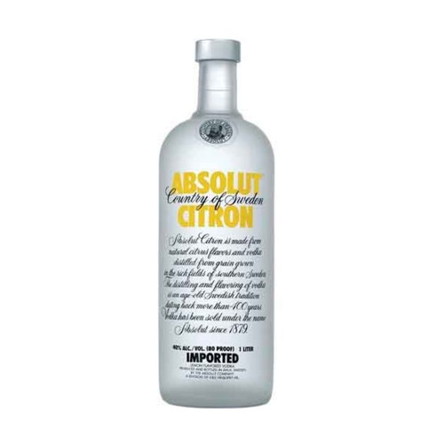 VODKA CITRON 1lt  - ABSOLUT