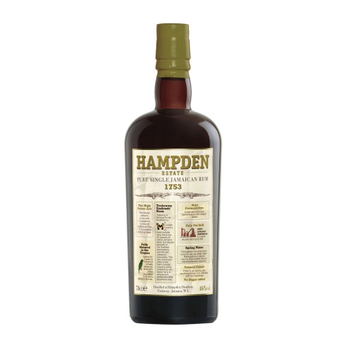 PURE SINGLE JAMAICAN RUM 1753 70cl AST -...